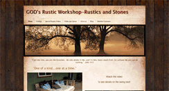 Desktop Screenshot of godsrusticworkshop.com